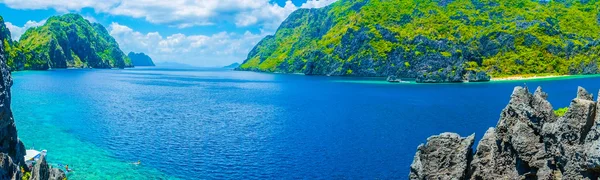 Deniz Körfez Panoraması — Stok fotoğraf