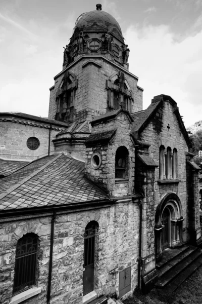 Tempio della vittoria San Pellegrino Terme Lombardia Italia — Foto Stock