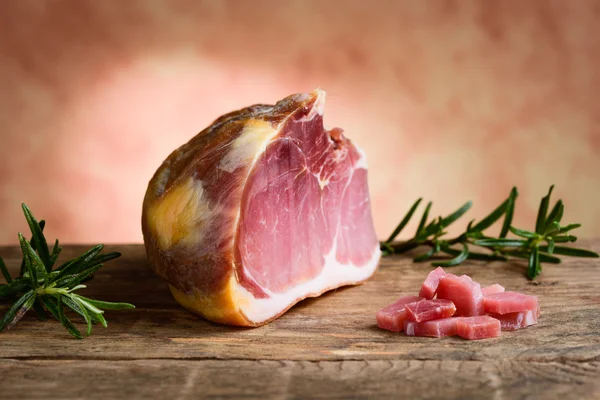 Italské prosciutto - italská šunka — Stock fotografie