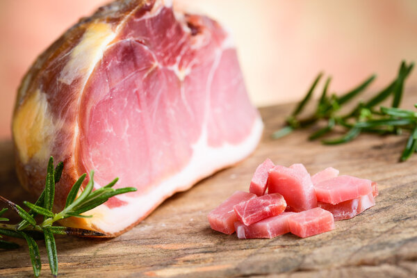 Italian prosciutto - italian raw ham