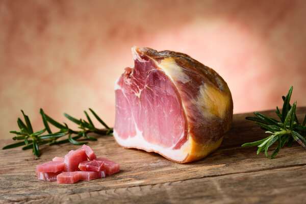 Italian prosciutto - italian raw ham