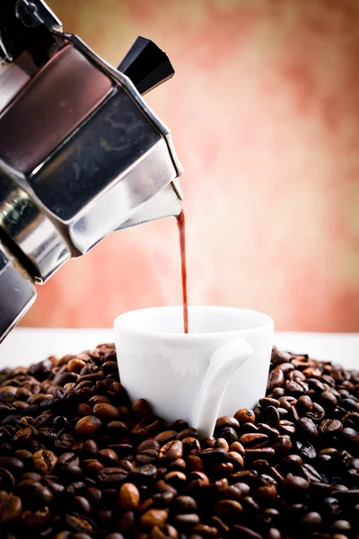 Hot mocha coffee — Stock Photo, Image