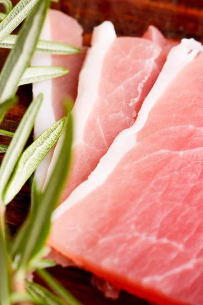 Italiaanse speck — Stockfoto