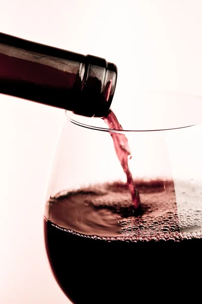 Kırmızı şarap kadehi — Stok fotoğraf