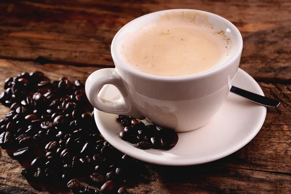 Italian cappuccino - coffee and milk — Stock Photo, Image