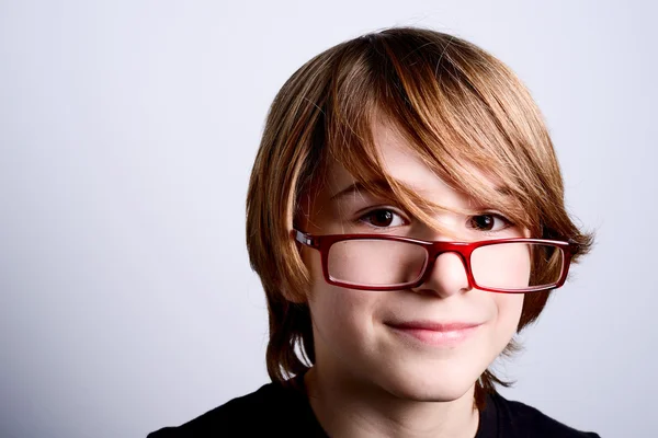 Little school boy — Stock Photo, Image