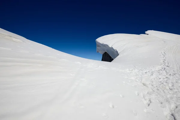 Schneekamm — Stockfoto