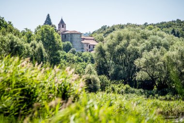 Saint peter lamosa Manastırı provaglio lombardy İtalya