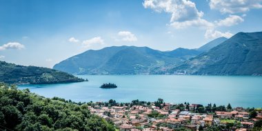 Loreto Adası mount Isola Adası, Iseo Gölü