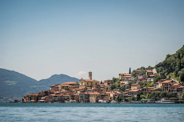 Peschiera Maraglio Village Isola Monte, lago d'Iseo — Foto Stock