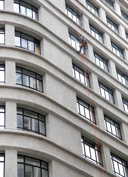 Windows of apartment building — Stock Photo, Image