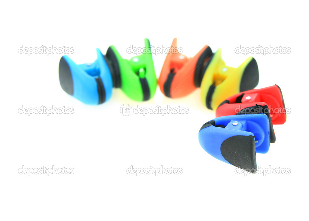 Colorful bag clips