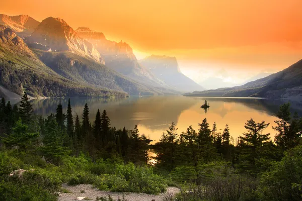 Jezero Saint mary — Stock fotografie