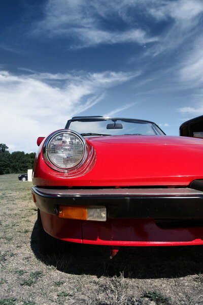 Red sports car
