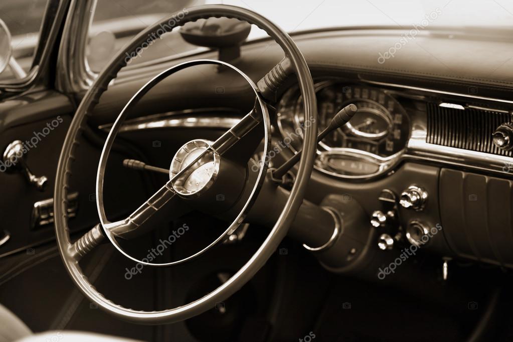 Classic car interiors ⬇ Stock Photo, Image by © snehitdesign 26301869