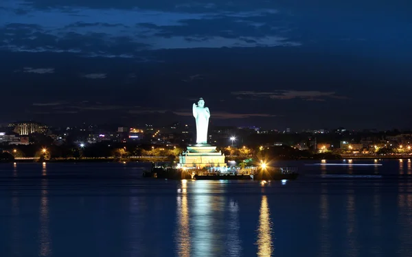 Estatua de Buda en Hyderabad — Foto de Stock