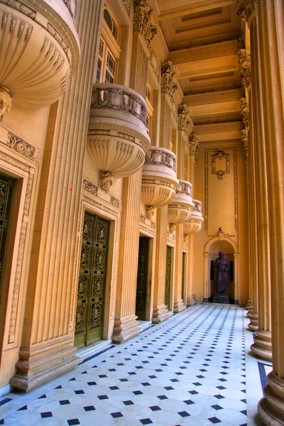 Historic building hall way — Stock Photo, Image