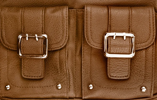 Leather purse — Stock Photo, Image