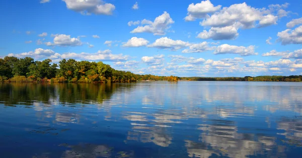 Panoramautsikt över Höstlandskap — Stockfoto