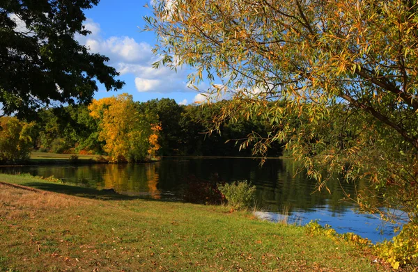 Början av hösten i michigan — Stockfoto