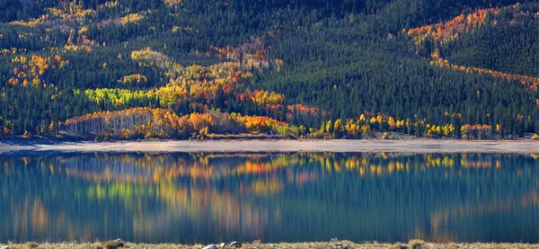 Autunno a Twin Lakes Colorado — Foto Stock