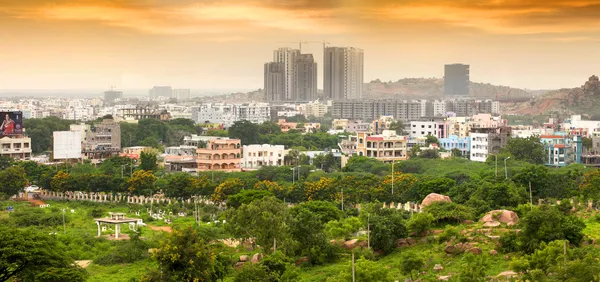 Hyderabad nové růst v Indii — Stock fotografie