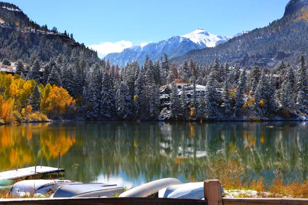 Malerische Landschaft in der Nähe von ouray — Stockfoto