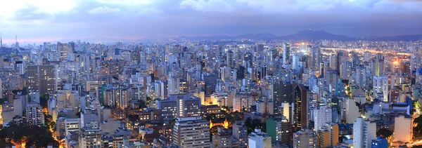 Sao Paulo utca-és városrészlet Stock Kép
