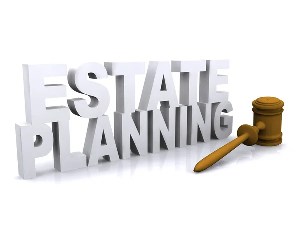 Estate planning — Stock Photo, Image