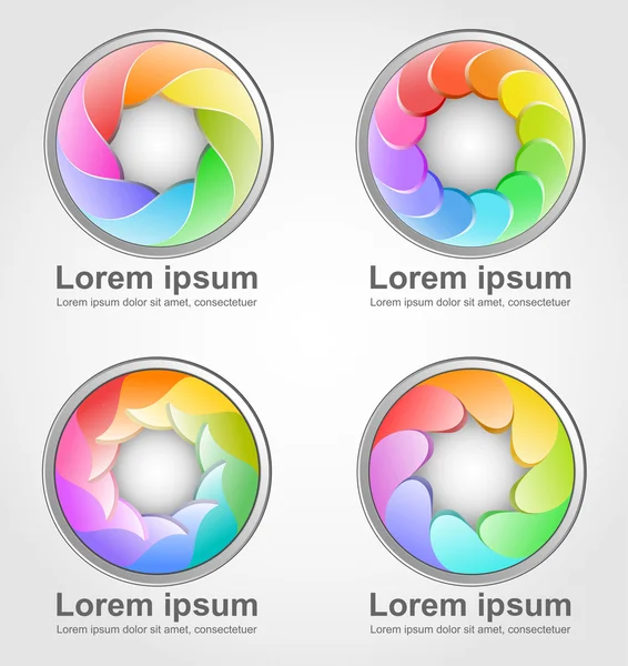 Colorful design elements — Stok fotoğraf