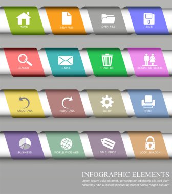 Infographic tasarım öğesi