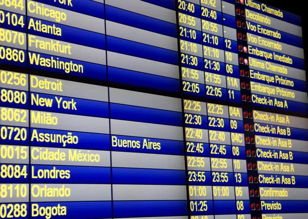 Horario de vuelo —  Fotos de Stock