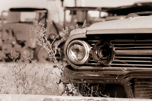 Coches abandonados — Foto de Stock