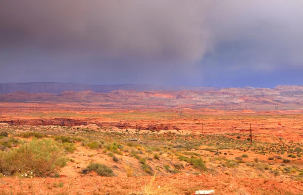 Red rock plateau in Arizona — Stock Photo, Image