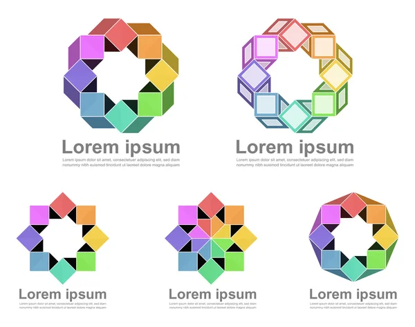 Colorful continuous loop icons — Stock Photo, Image