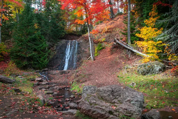 Haven Cai Perto Porto Cobre Península Superior Michigan — Fotografia de Stock