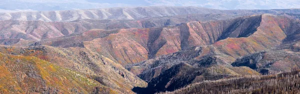 Blick Auf Die Wasatch Gebirgskette Von Der Nebo Schleife Utah — Stockfoto