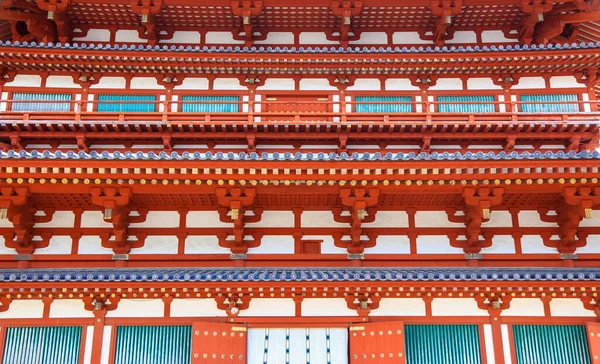 Nara Japonsko Srpna 2019 Architektura Chrámu Yakushiji Jedním Sedmi Velkých — Stock fotografie