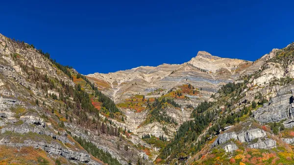 Berg Timpanogos Uitzicht Vanaf Provo Canyon Utah — Stockfoto