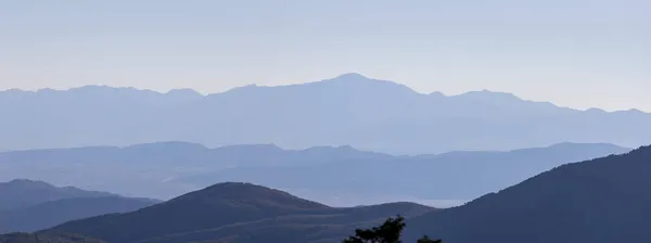 Vista Panorámica Las Tierras Altas Montañas Utah Bajo Crepúsculo — Foto de Stock