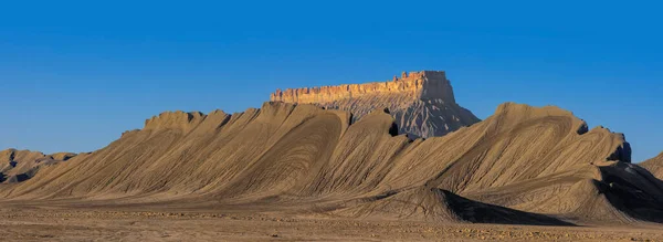 Panorámás Kilátás Pusztaságra Utah Közelében Gyár Butte — Stock Fotó