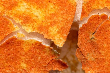 Aşırı yakın çekim yıpranmış ve yırtılmış yüzer yüzer yüzer yüzer