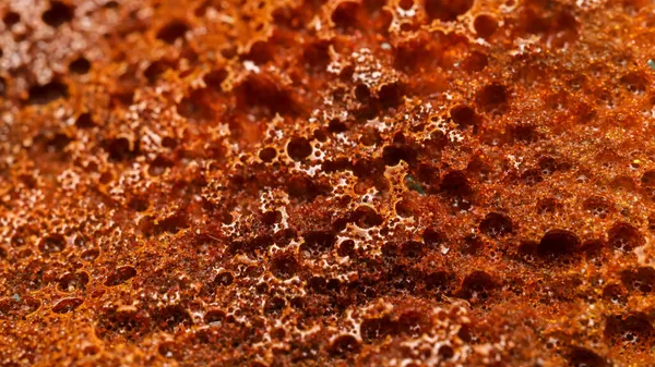 Eskimiş Kahverengi Süngerin Aşırı Yakın Çekimi — Stok fotoğraf