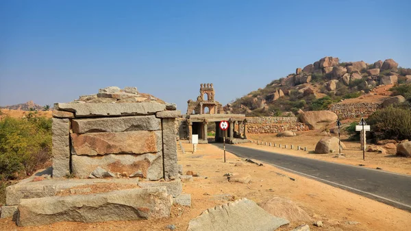 Architecture Hampi Ruins Karanataka State India — Stock Fotó
