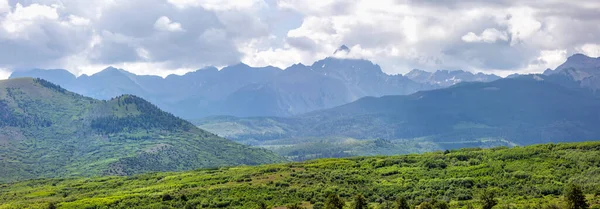 Vista Panorámica Las Montañas San Juan Continental Divide Colorado Durante —  Fotos de Stock