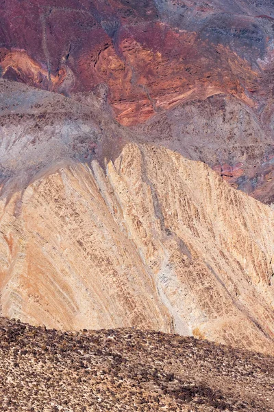 Bunte Felsformation Auf Den Sandsteinhügeln Des Death Valley Nationalparks Kalifornien — Stockfoto