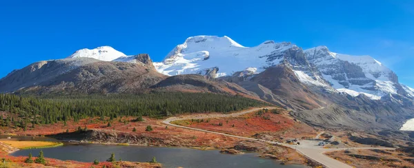 Mont Athabasca Landscape Icefields Parkway Banff National Park Canada — Foto Stock