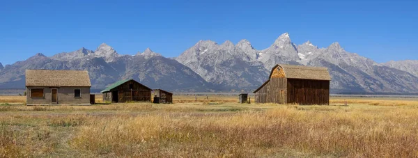 Historic Mormon Barn Row Grand Tetons National Park — Stock Photo, Image