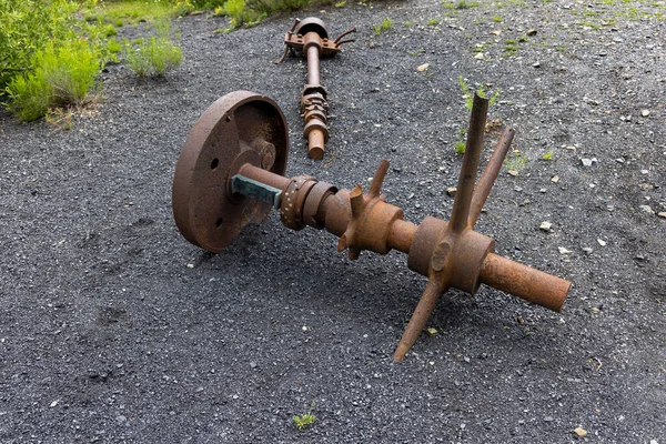 Old Rusty Farm Equipment Parts — Foto Stock