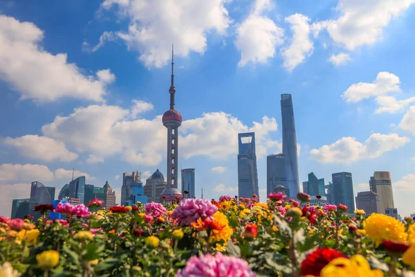 Shanghai Cina Novembre 2019 Torre Delle Perle Stata Struttura Più — Foto Stock